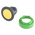 Schneider Electric Harmony ZB5 Series Yellow Momentary Push Button Head, 30mm Cutout, IP66, IP67, IP69K