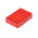 Red Rectangular Push Button Lens for use with TP2 Series
