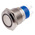 RS PRO Illuminated Push Button Switch, Momentary, Panel Mount, 19.2mm Cutout, DPDT, Yellow LED, 250V ac, IP67