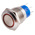 RS PRO Illuminated Push Button Switch, Latching, Panel Mount, 19.2mm Cutout, DPDT, Red LED, 250V ac, IP67