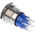 RS PRO Illuminated Push Button Switch, Latching, Panel Mount, 19mm Cutout, DPDT, Green LED, 250V ac, IP67