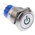 RS PRO Illuminated Push Button Switch, Latching, Panel Mount, 19mm Cutout, DPDT, Green LED, 250V ac, IP67