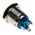 RS PRO Illuminated Push Button Switch, Momentary, Panel Mount, 12mm Cutout, SPST, Blue LED, 12V ac/dc, IP65, IP67