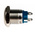RS PRO Illuminated Push Button Switch, Momentary, Panel Mount, 12mm Cutout, SPST, Blue LED, 12V ac/dc, IP65, IP67