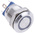 RS PRO Illuminated Push Button Switch, Momentary, Panel Mount, 12mm Cutout, SPST, Green LED, 24V ac/dc, IP65, IP67