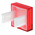 EAO Red Square Push Button Lens for Use with 31 Series