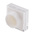 RS PRO White Square Push Button Lens for Use with ADA16 Series