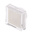 RS PRO White Square Push Button Lens for Use with ADA16 Series