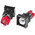 RS PRO Illuminated Push Button Switch, Momentary, Panel Mount, 16mm Cutout, SPDT, 250V ac