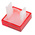 RS PRO Red Square Push Button Lens for Use with SD16 Series