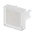 RS PRO White Square Push Button Lens for Use with SD16 Series