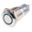 RS PRO Illuminated Push Button Switch, Latching, Panel Mount, 16mm Cutout, SPDT, Blue LED, 250V ac, IP65, IP67