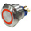 RS PRO Illuminated Push Button Switch, Latching, Panel Mount, 22mm Cutout, SPDT, Red LED, 250V ac, IP65, IP67
