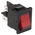 Arcolectric (Bulgin) Ltd Illuminated DPST, On-Off Rocker Switch Panel Mount