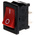 RS PRO SPST, On-None-Off Rocker Switch Panel Mount