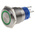 RS PRO Illuminated Push Button Switch, Latching, Panel Mount, 19.2mm Cutout, SPDT, Green LED, 250V ac, IP67
