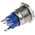 RS PRO Illuminated Push Button Switch, Latching, Panel Mount, 19mm Cutout, SPDT, Blue LED, 250V ac, IP67