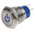 RS PRO Illuminated Push Button Switch, Latching, Panel Mount, 19mm Cutout, SPDT, Blue LED, 250V ac, IP67