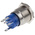 RS PRO Illuminated Push Button Switch, Latching, Panel Mount, 19mm Cutout, SPDT, Blue LED, 250V ac, IP67