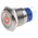RS PRO Illuminated Push Button Switch, Latching, Panel Mount, 19mm Cutout, DPDT, Red LED, 250V ac, IP67