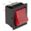 Arcolectric (Bulgin) Ltd Illuminated DPST, On-Off Rocker Switch Panel Mount