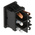 C & K Illuminated DPST, On-Off Rocker Switch Panel Mount