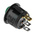 Arcolectric (Bulgin) Ltd Illuminated SPST, On-Off Rocker Switch Panel Mount