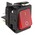 Arcolectric (Bulgin) Ltd Illuminated DPST, On-Off Rocker Switch Panel Mount