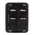 Marquardt Illuminated DPST, On-None-Off Rocker Switch Panel Mount