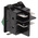 ZF Illuminated DPST, On-None-Off Rocker Switch Panel Mount