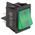 Molveno Illuminated DPST, On-None-Off Rocker Switch Panel Mount