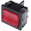 Arcolectric (Bulgin) Ltd Illuminated DPST, On-Off Rocker Switch Panel Mount