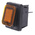 Molveno Illuminated DPST, On-None-Off Rocker Switch Panel Mount
