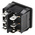 TE Connectivity DPDT, On-Off-(On) Rocker Switch Panel Mount
