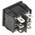 TE Connectivity DPDT, (On)-Off-(On) Rocker Switch Panel Mount