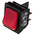 TE Connectivity Illuminated DPST, On-Off Rocker Switch Panel Mount