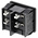 Marquardt DPST, On-None-Off Rocker Switch Panel Mount