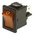 Marquardt Illuminated DPST, On-None-Off Rocker Switch Panel Mount