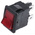 ZF Illuminated DPST, On-None-Off Rocker Switch Panel Mount