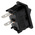TE Connectivity SPST, On-None-Off Rocker Switch Panel Mount