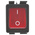 Arcolectric (Bulgin) Ltd Illuminated DPST, On-Off Rocker Switch Panel Mount