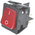 Arcolectric (Bulgin) Ltd Illuminated DPST, On-Off Rocker Switch Panel Mount