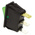 Molveno Illuminated SPST, On-None-Off Rocker Switch Panel Mount