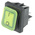 Molveno Illuminated DPST, On-None-Off Rocker Switch Panel Mount