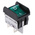 APEM Illuminated DPST, On-None-Off Rocker Switch Panel Mount