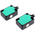 Pepperl + Fuchs Ultrasonic Block-Style Proximity Sensor, M8 x 1, 0 → 800 mm Detection, PNP Output, 20 →