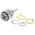 C & K, 6 Position DPST Rotary Switch, 250 mA @ 28 V dc, Solder