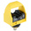 Banner 1 Button Self-Checking Optical Touch Buttons, Black, Yellow, STB Series
