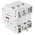 Allen Bradley 3P Pole Isolator Switch - 80A Maximum Current, 37kW Power Rating, IP66