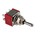 RS PRO Toggle Switch, Panel Mount, (On)-Off-(On), DPDT, Solder Terminal